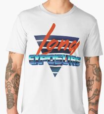 80s long exposure logo Men's Premium T-Shirt