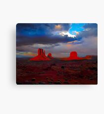 Monument Valley Mittens Canvas Print