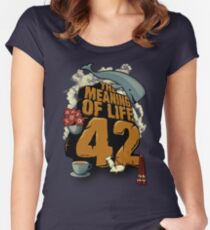 The Meaning of Life Women's Fitted Scoop T-Shirt
