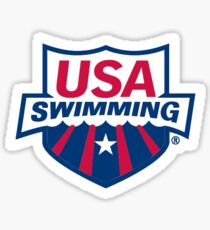 USA swiming Sticker