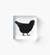 Poule noire Acrylic Block