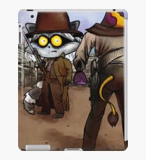Raccoon Madness Game - Back to the future theme iPad Case/Skin