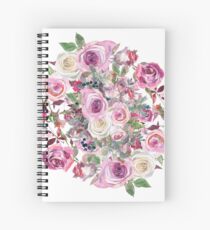 Cuaderno de espiral Ramo de flores - corona