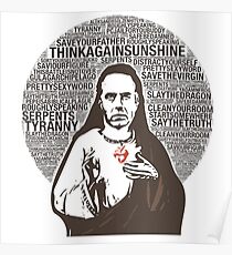 Sacred Heart of Professor Peterson Poster