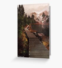 Mountain Path Greeting Card