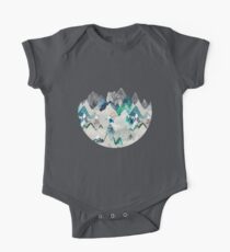 Ruf der Berge (immergrün) Baby Body Kurzarm
