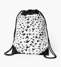 Houndstooth 2 Drawstring Bag