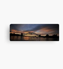 Shadows And Light , Sydney Harbour, Australia Canvas Print