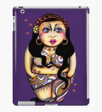 Matryoshka On Holiday Purple & Single iPad Case/Skin