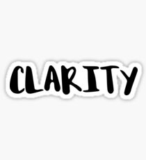 Clarity Sticker