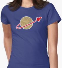Retro Lego Space Logo Women's Fitted T-Shirt