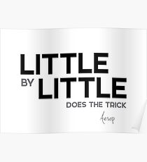 little by little - aesop Poster