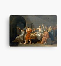 The Death of Socrates Metal Print