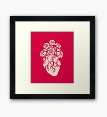 Blooming Heart Framed Print