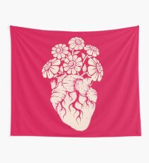 Blooming Heart Wall Tapestry