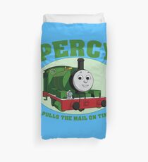 Percy - Pulls The Mail On Time Duvet Cover