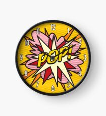 Comic Book Pop Art POP Superhero Clock