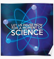 LASSEN SIE UNS JETZT FÜR EINEN WISSENSCHAFTMOMENT Poster