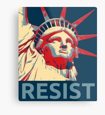 Anti-Trump Resist Freiheitsstatue Metallbild