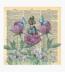Alice im Wunderland - Wonderland Garden Fotodruck