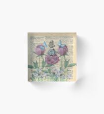 Alice In Wonderland - Wonderland Garden Acrylic Block