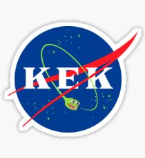 KEK into outer space! Sticker