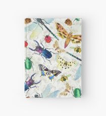 Watercolor insects Hardcover Journal