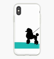 Turquoise Poodle Skirt 50's Poodle iPhone Case