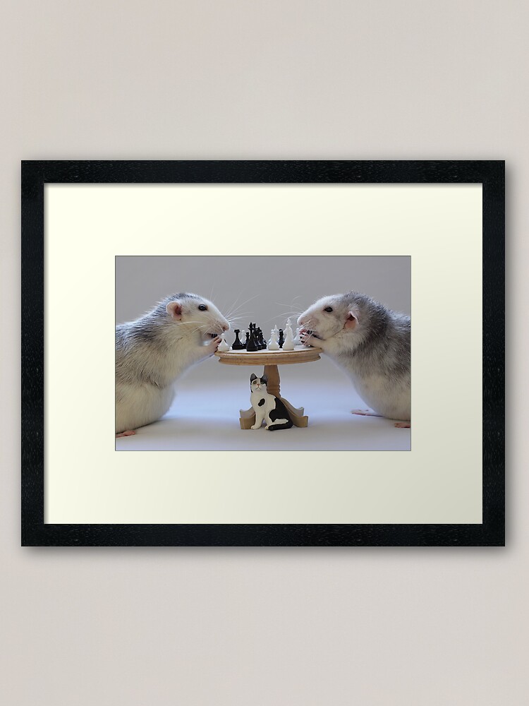 Alternate view of The real Chess Players :) Framed Art Print