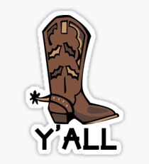 Cowboy Boots Sticker