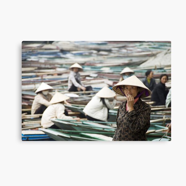 Yen Vi River Tam Coc Canvas Print