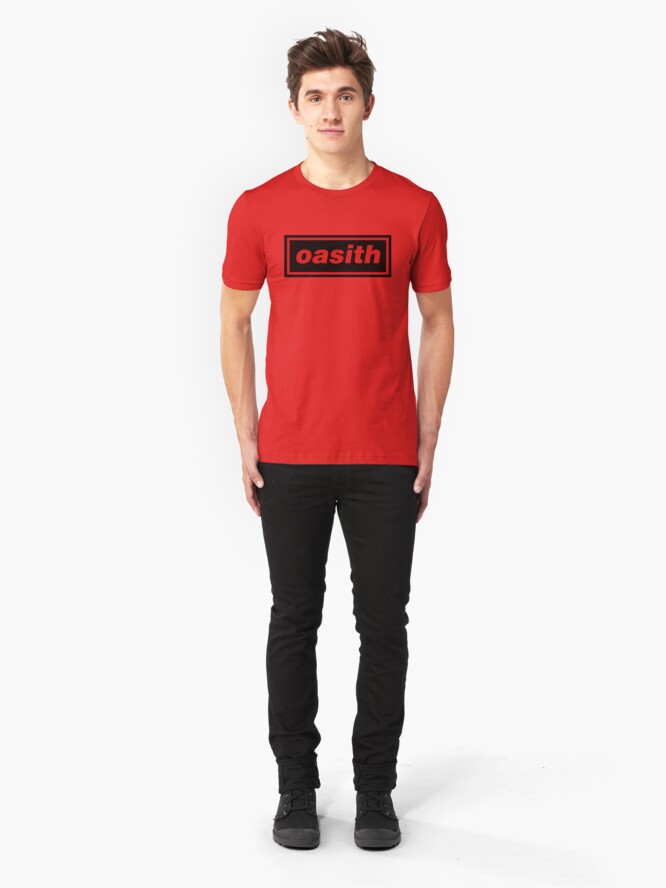 Alternate view of Oasith! Oasith! Oasith! Slim Fit T-Shirt