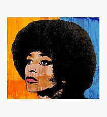 ANGELA DAVIS (COLOR) Photographic Print