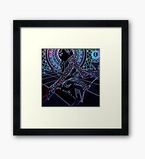 NEON PLAYFUL Framed Print