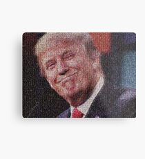 Donald Trump (Made entirely of crying liberals) Metal Print