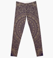 Legging Mandala de oro (violeta)