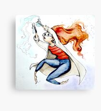 Science Grrl Canvas Print
