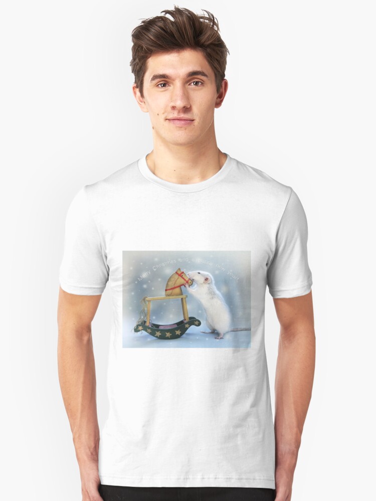 Alternate view of Merry Christmas and Happy new year! Slim Fit T-Shirt