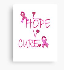 Support Women's Awareness About Breast Cancer Canvas Print