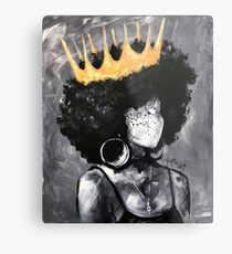 Naturally Queen II Metal Print