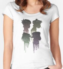 Demon Days Album Cover Women's Fitted Scoop T-Shirt