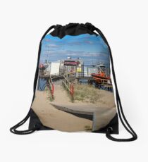 River Wyre Launching Facility - Fleetwood - England Drawstring Bag