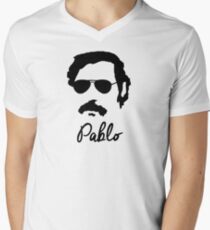 Pablo Escobar Sunglasses Men's V-Neck T-Shirt