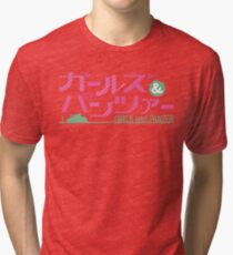 Girls and tanks logo Tri-blend T-Shirt