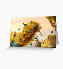 Unfurling Glory Greeting Card