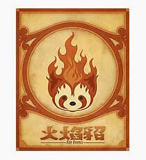 Fire Ferrets poster design Photographic Print