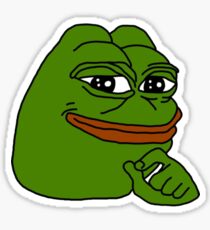 Pepe The Frog Happy Sticker