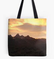 Teton Sunset Tote Bag