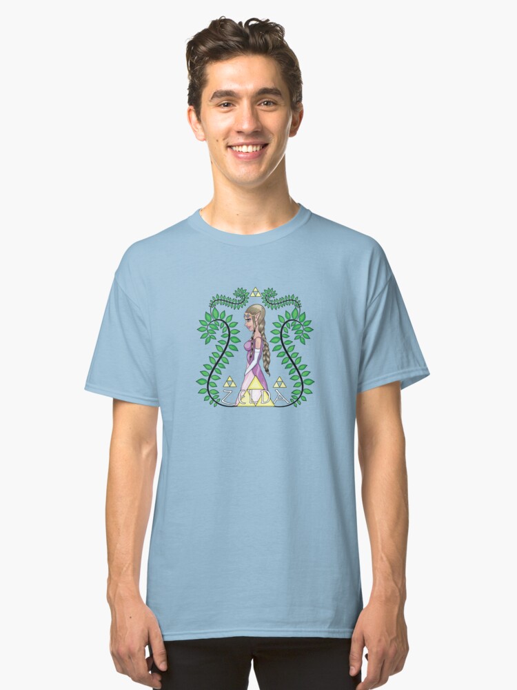 Alternate view of Zelda, Princess of Hyrule Classic T-Shirt