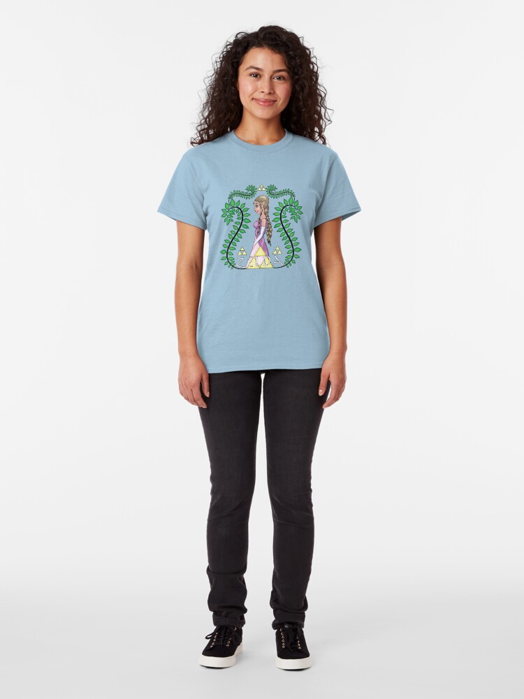 Alternate view of Zelda, Princess of Hyrule Classic T-Shirt
